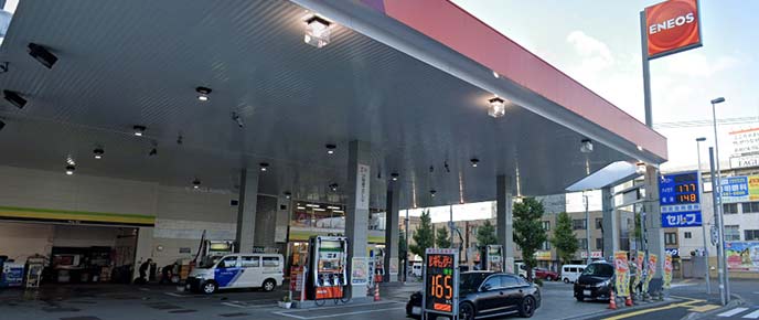 ガソリンスタンドとガソリン価格