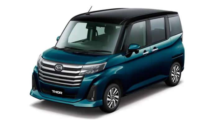 トールのブラックマイカメタリック×レーザーブルークリスタルシャイン