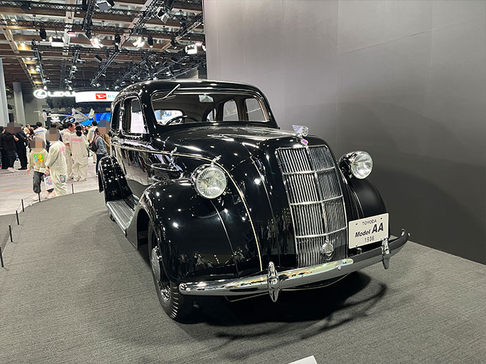 トヨダAA型乗用車のフロント