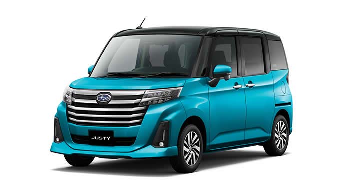 ジャスティのブラック×ターコイズブルーマイカメタリック
