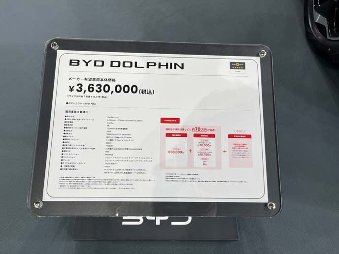 BYD DOLPHIN（ドルフィン）