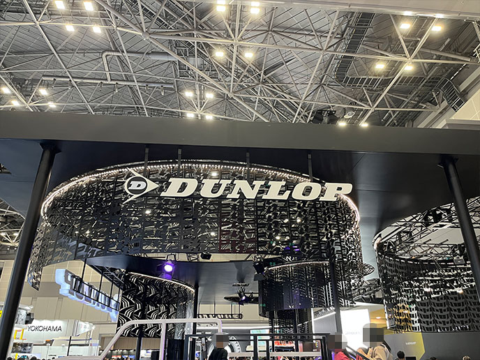 ジャパンモビリティショー2025のダンロップブース
