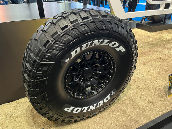 ダンロップの外径40インチタイヤ