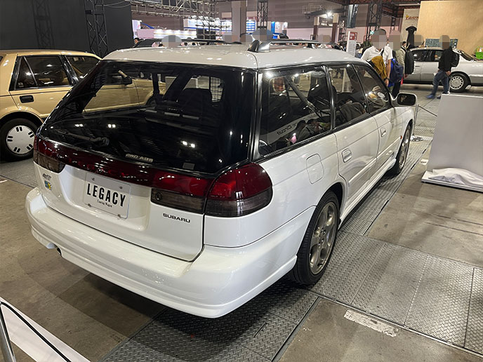 2代目レガシィ ツーリングワゴンのリヤ