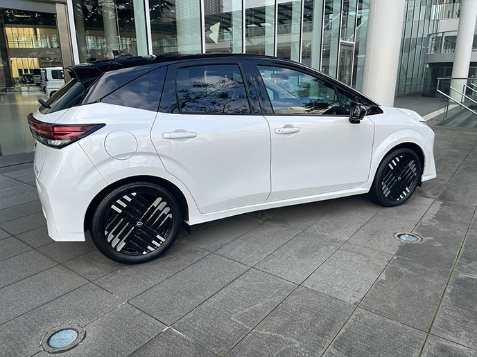 ノートオーラのエクステリア