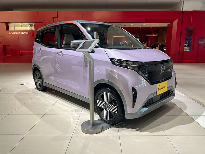 日産サクラのエクステリア