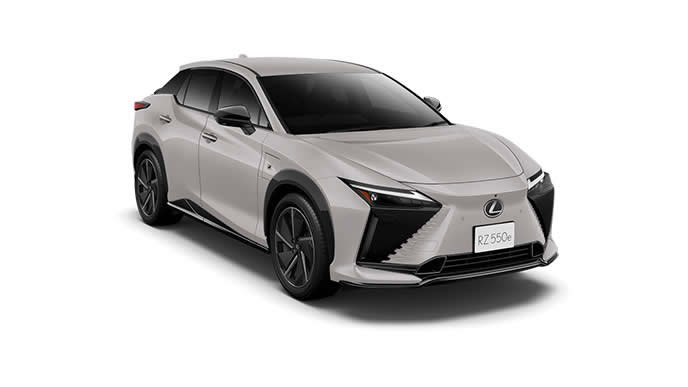 ニュートリノグレー（RZ550eのみ）のレクサスRZ