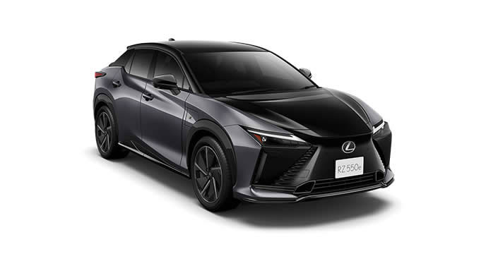 ブラック×ソニッククロム（165,000円高）のレクサスRZ