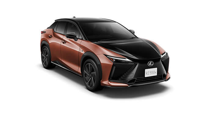ブラック×ソニックカッパー（330,000円高）のレクサスRZ