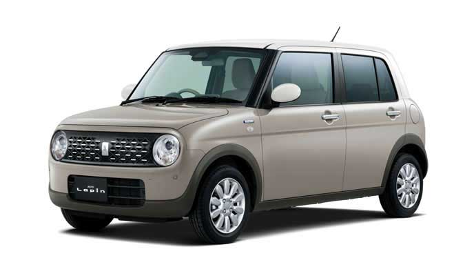 ラパンのルーセントベージュパールメタリック×ソフトベージュ