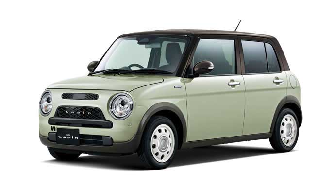 アルトラパンLCのトラッドカーキメタリック×アーバンブラウン