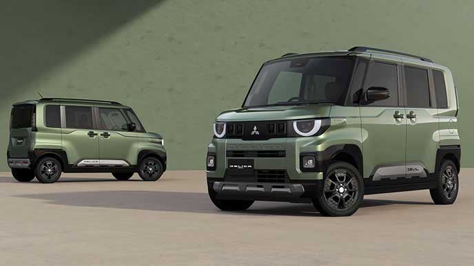 2025年フルモデルチェンジしたデリカミニのエクステリア