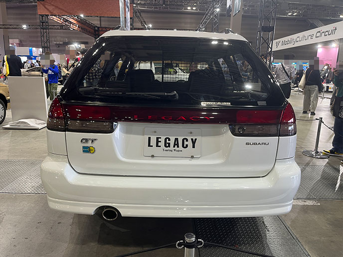 2代目レガシィツーリングワゴンのエクステリア