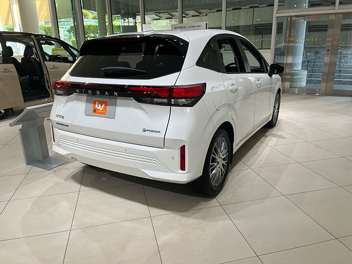 ノートオーテックのリヤ