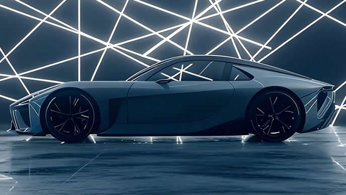 Lexus LFA Conceptのサイド