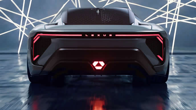 Lexus LFA Conceptのリヤ