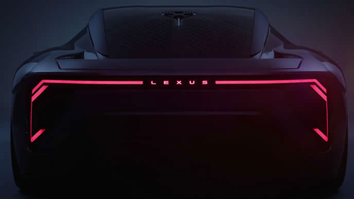 Lexus LFA Conceptのリヤテールランプ