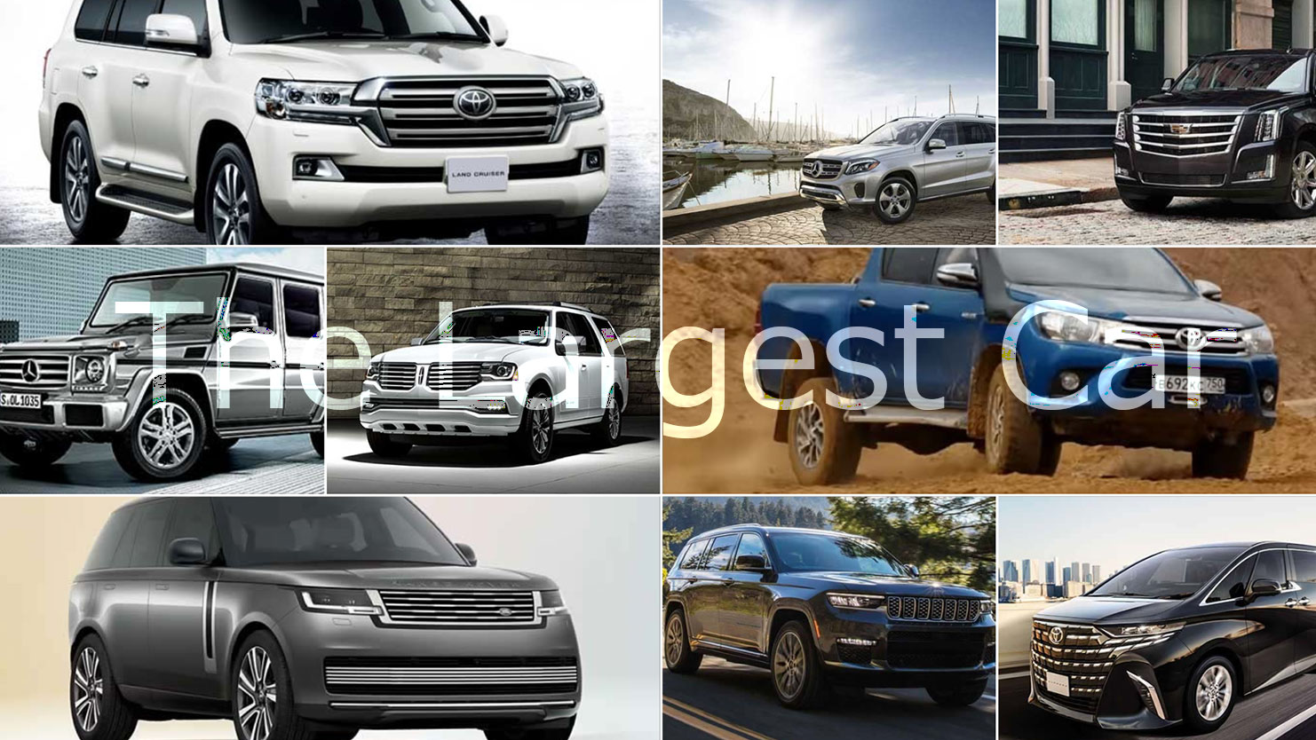 大きい車は迫力満点！1度は乗ってみたい大型車ランキング