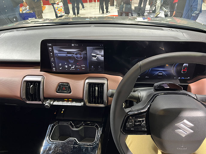 e ビターラのインターフェイスディスプレイ