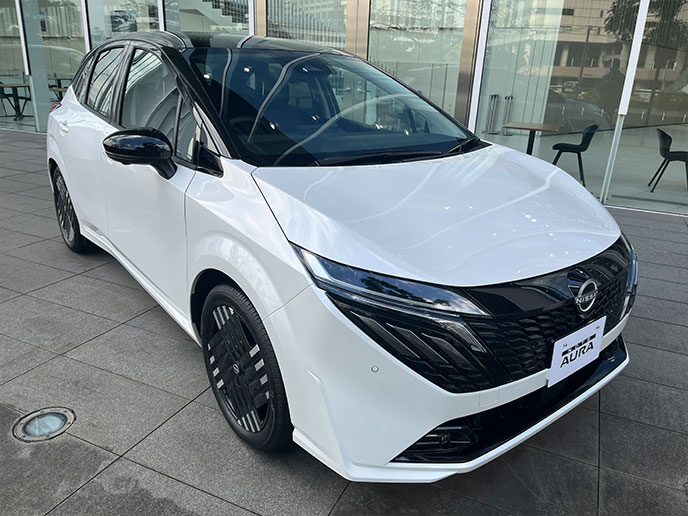 ノートオーラのエクステリア