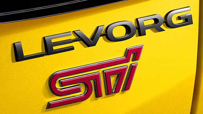 レヴォーグSTI Sport R-Black Limited 2のバッジ