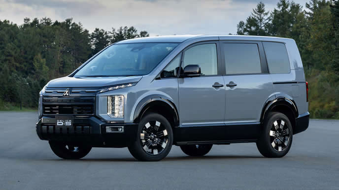 2025年MC後デリカD5のフロントビュー