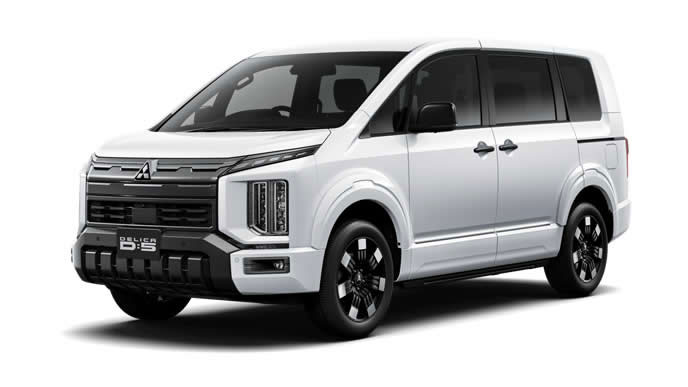 ホワイトダイヤモンドのデリカD5