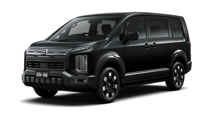 ブラックダイヤモンド×グラファイトグレーメタリックのデリカD5