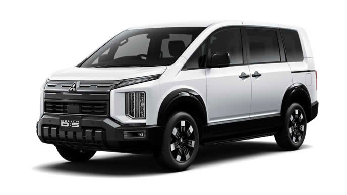 ホワイトダイヤモンド×ブラックマイカのデリカD5