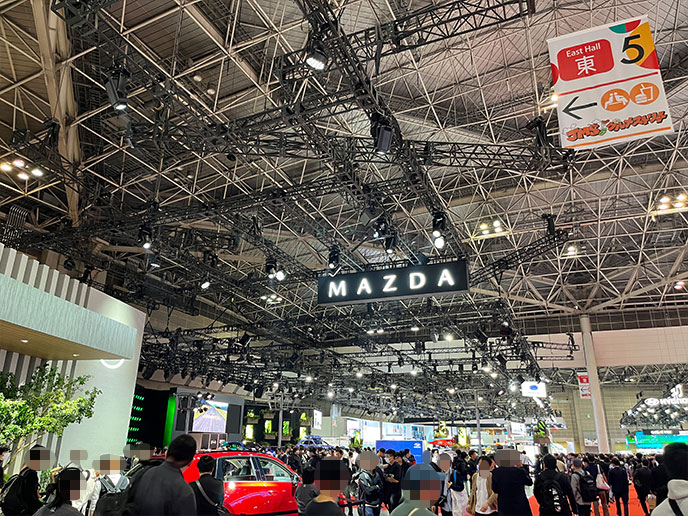 ジャパンモビリティショー2025のマツダブース