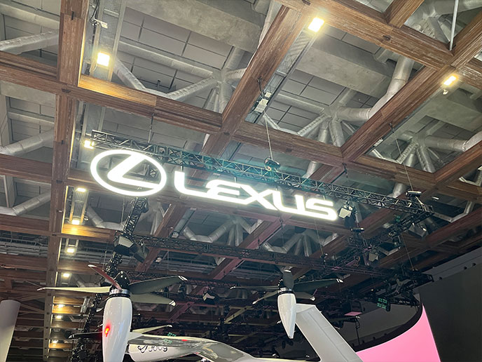 ジャパンモビリティショー2025のレクサスブース