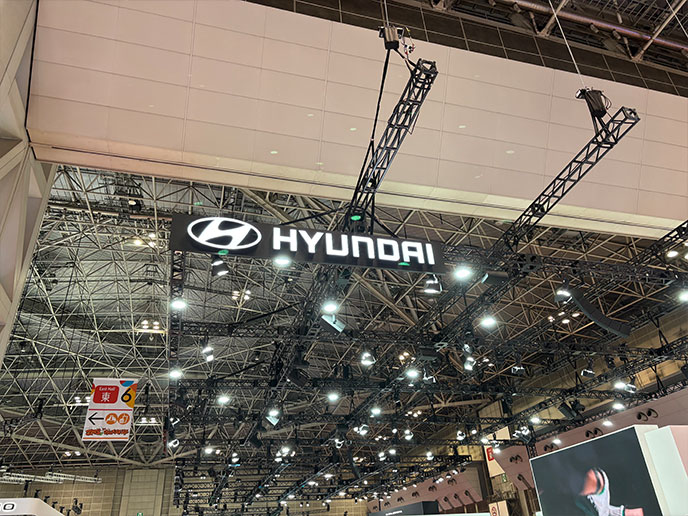 ジャパンモビリティショー2025のヒョンデブース