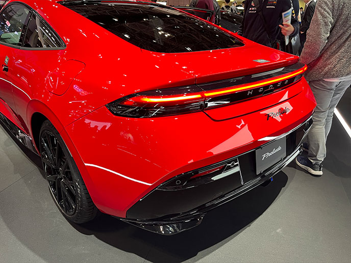 後ろから見たプレリュード