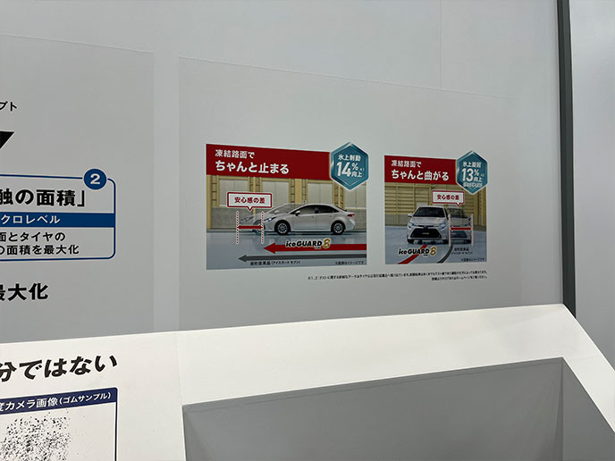 ヨコハマのスタッドレスタイヤの説明