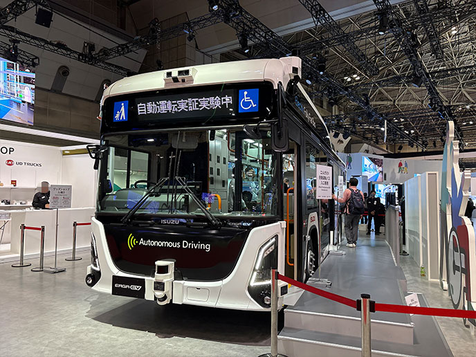 エルガEV 自動運転バス