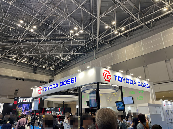ジャパンモビリティショー2025の豊田合成ブース