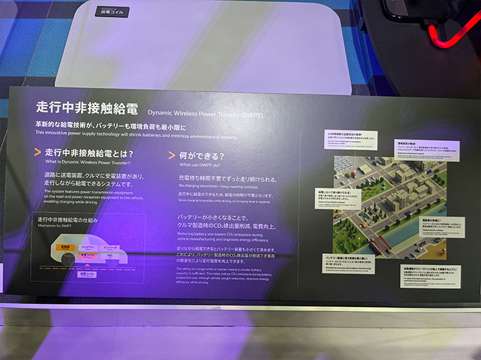 走行中非接触給電の説明