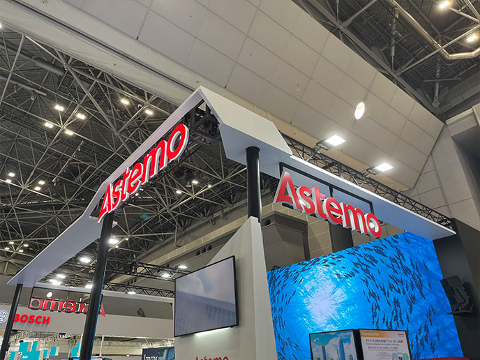 ジャパンモビリティーショー2025のAstemoブース