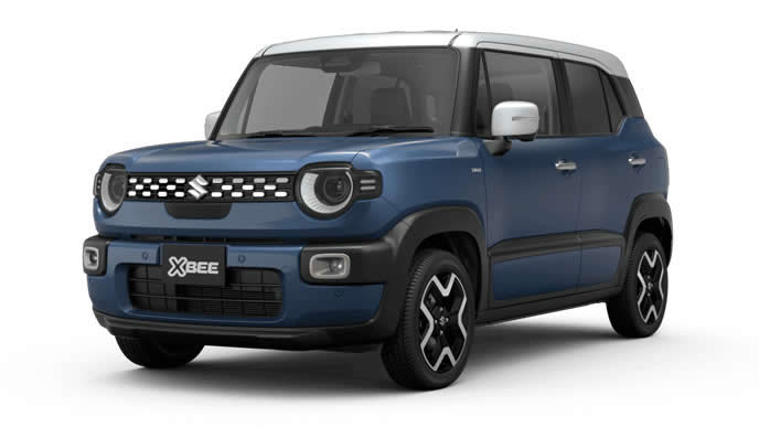 ミスティックブルーメタリック×ホワイトのクロスビー