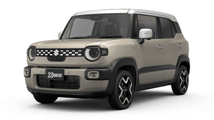 キャラバンアイボリーパールメタリック×ホワイトのクロスビー