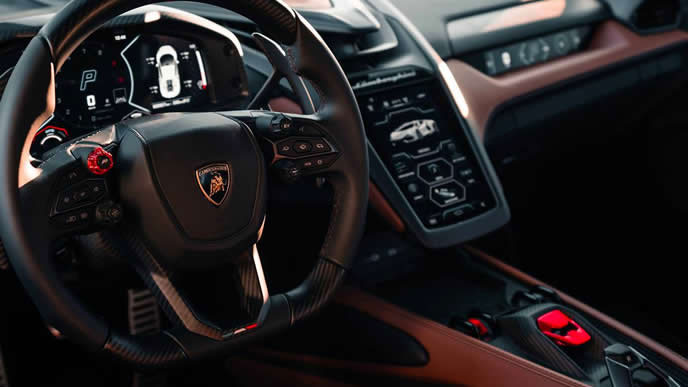 ランボルギーニ レヴエルトのインテリア