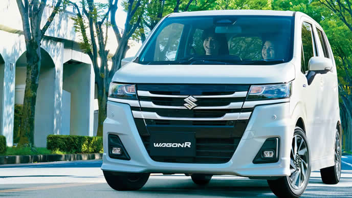 フロントググリルを変更したワゴンR