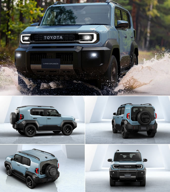 ランドクルーザーFJのエクステリア