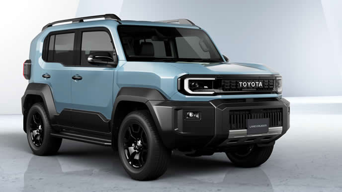 ランクルFJの角目ヘッドライト