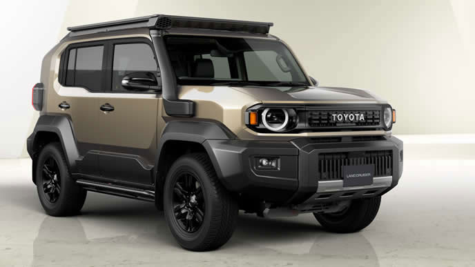 ランクルFJの丸目ヘッドライト