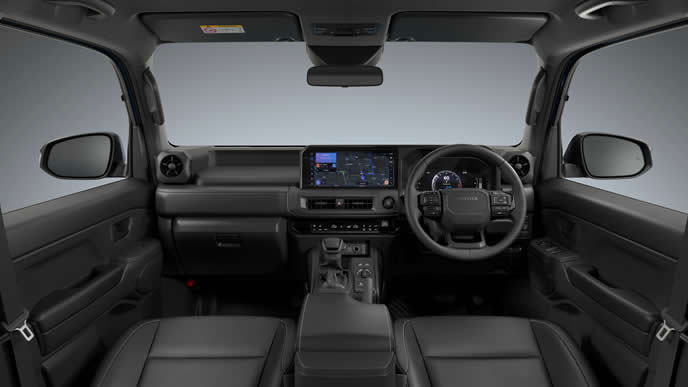 ランクルFJのインストルメントパネル