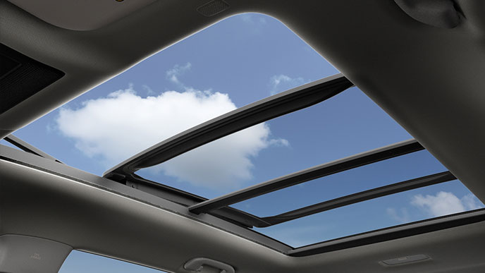 RAV4 Zのチルト＆スライド電動パノラマムーンルーフ