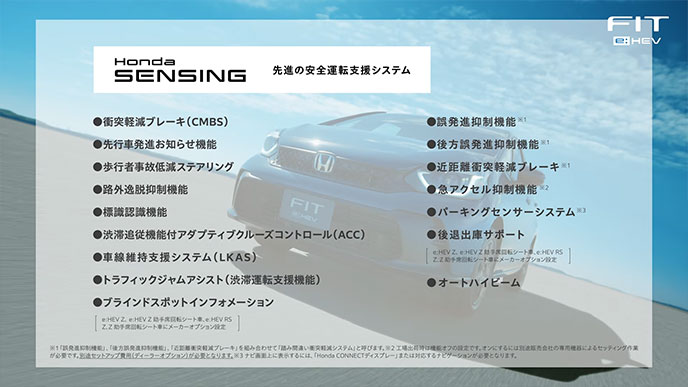 「Honda SENSING」