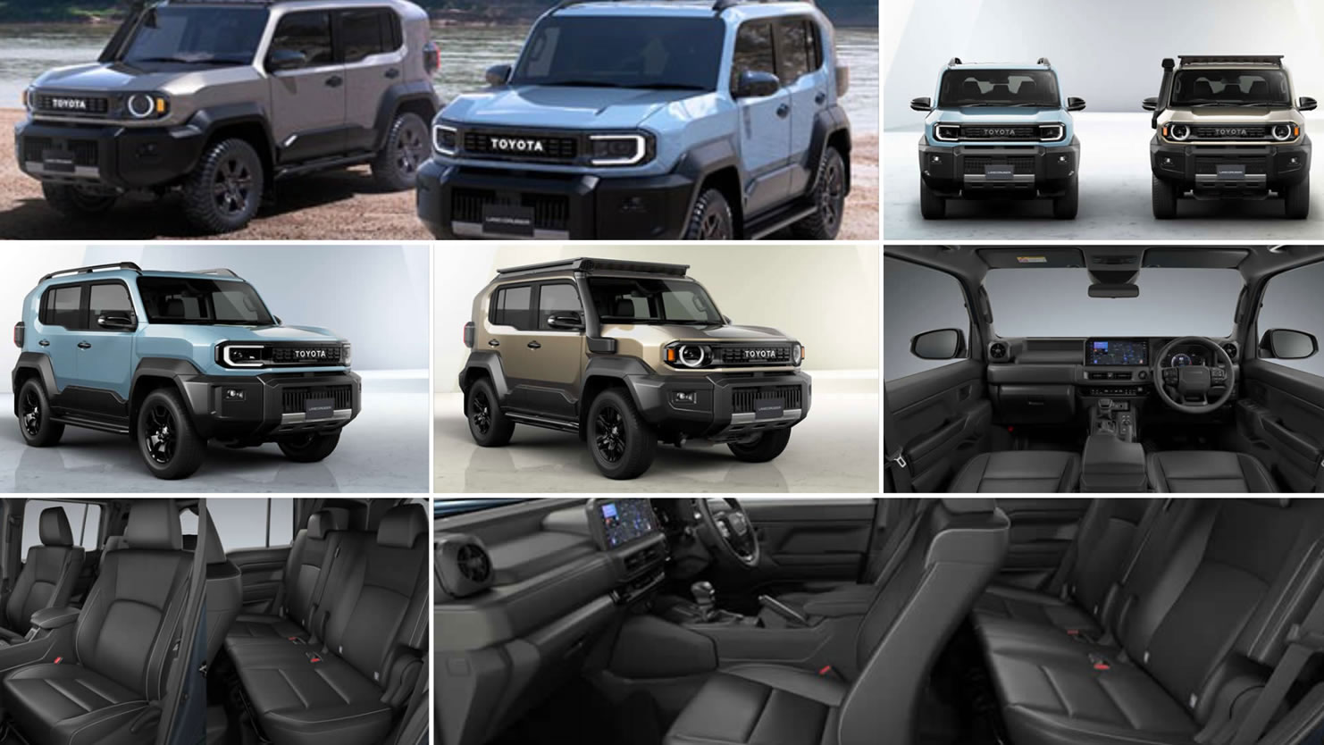 ランドクルーザーFJが2026年央に発売 サイコロモチーフで丸目と角目の2種設定