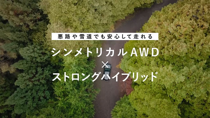 林道を走るクロストレック